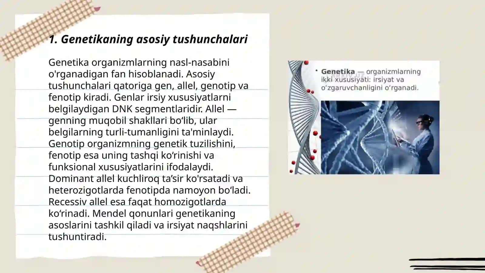 Tibbiy genetika. Irsiy kasalliklar 3