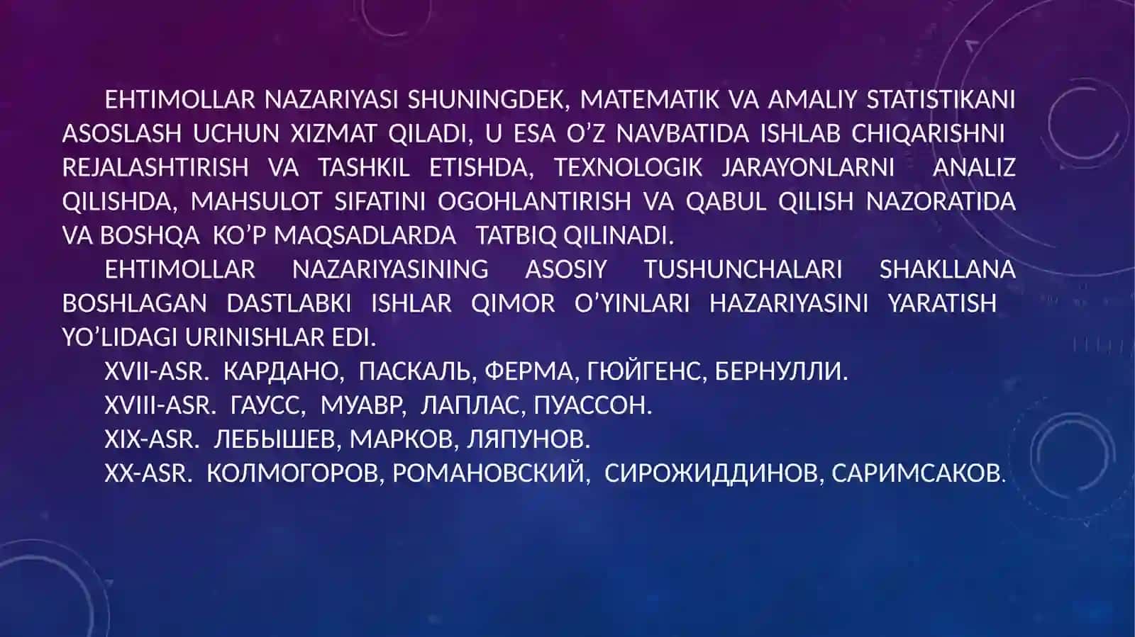 EHTIMOLLAR NAZARIYASI 3