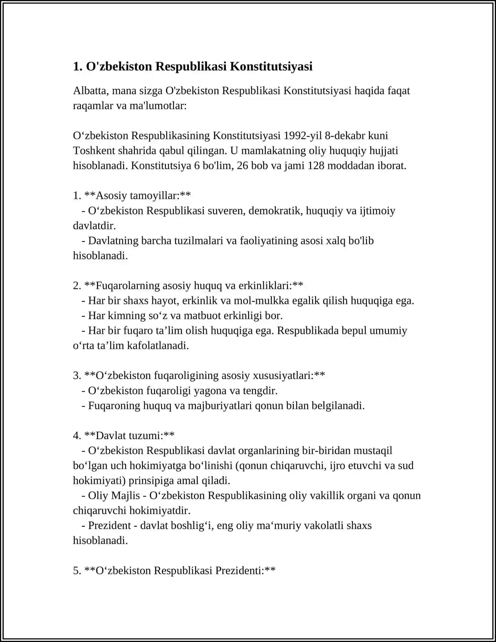 O'ZBEKISTON RESPUBLIKASI DAVLAT XOKIMYAT O`RGINLARI 3