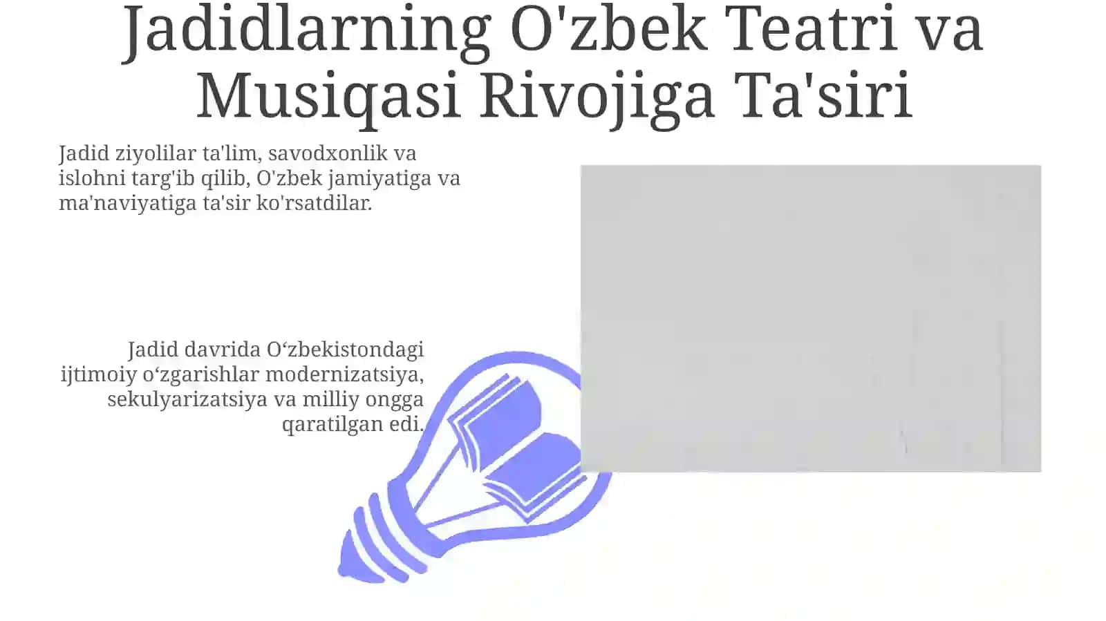 Yangi O'zbekistonni Shakillantirish: Jadid G'oyalarining Ijtimoiy va Ma'naviy Ta'siri 3