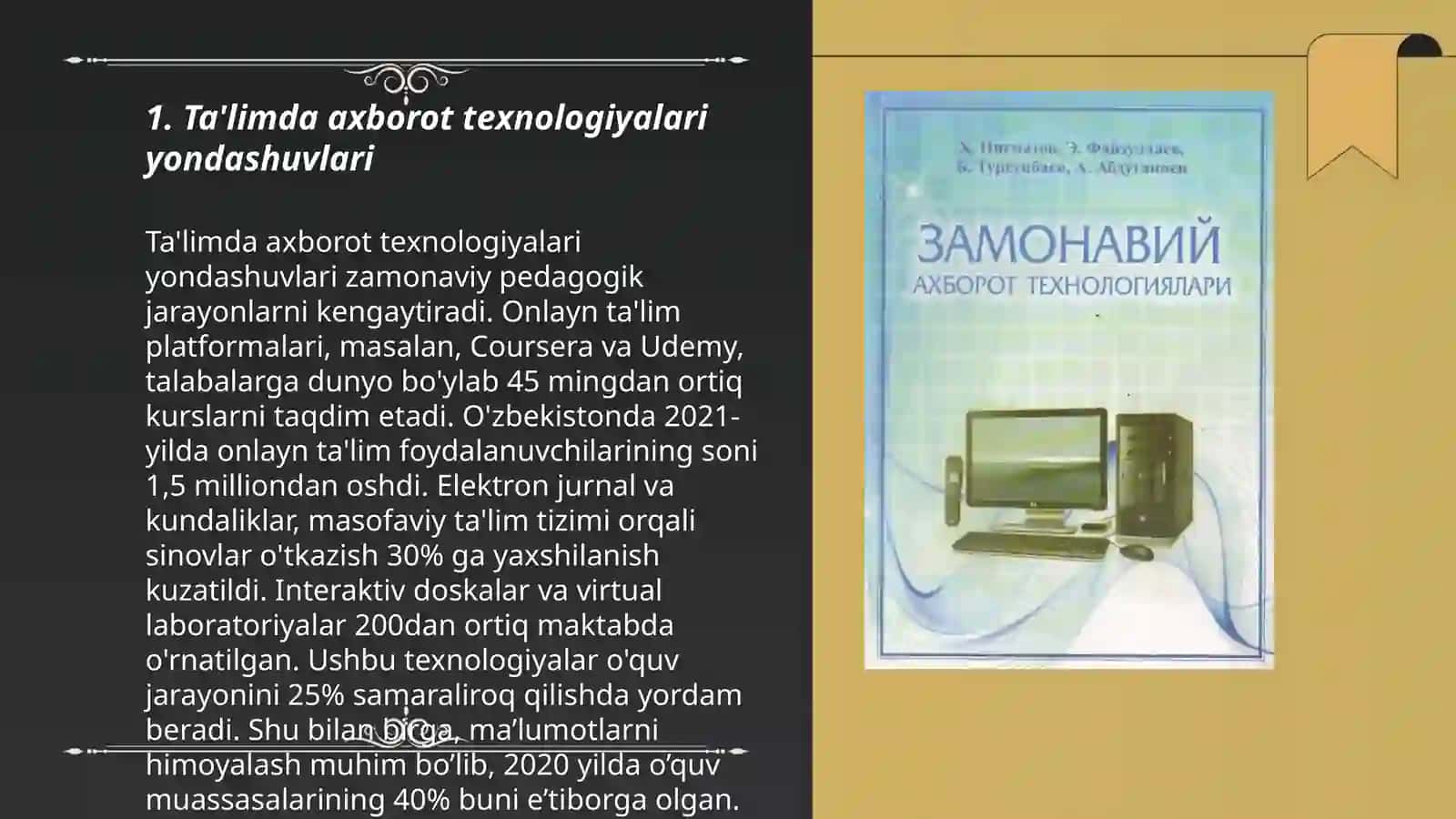 Ta'limda axborot texnologiyalari yondashuvlari 3