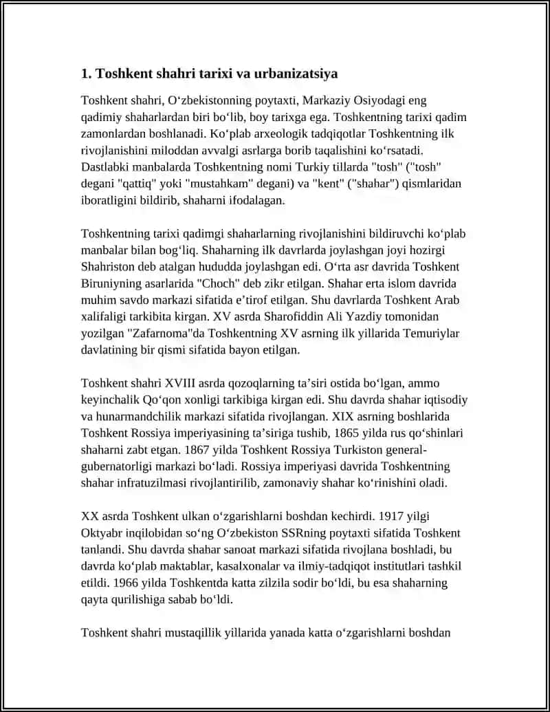 O‘ZBEKISTON SHAHARLARI HAQIDA 3