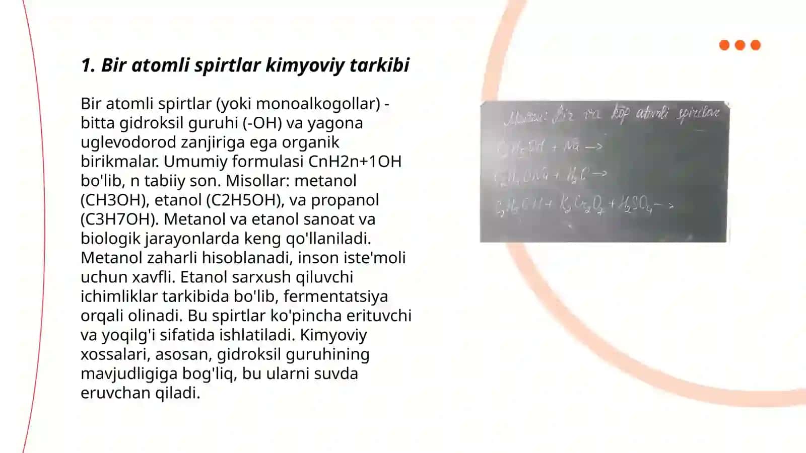 Bir atomli spirtlar 3