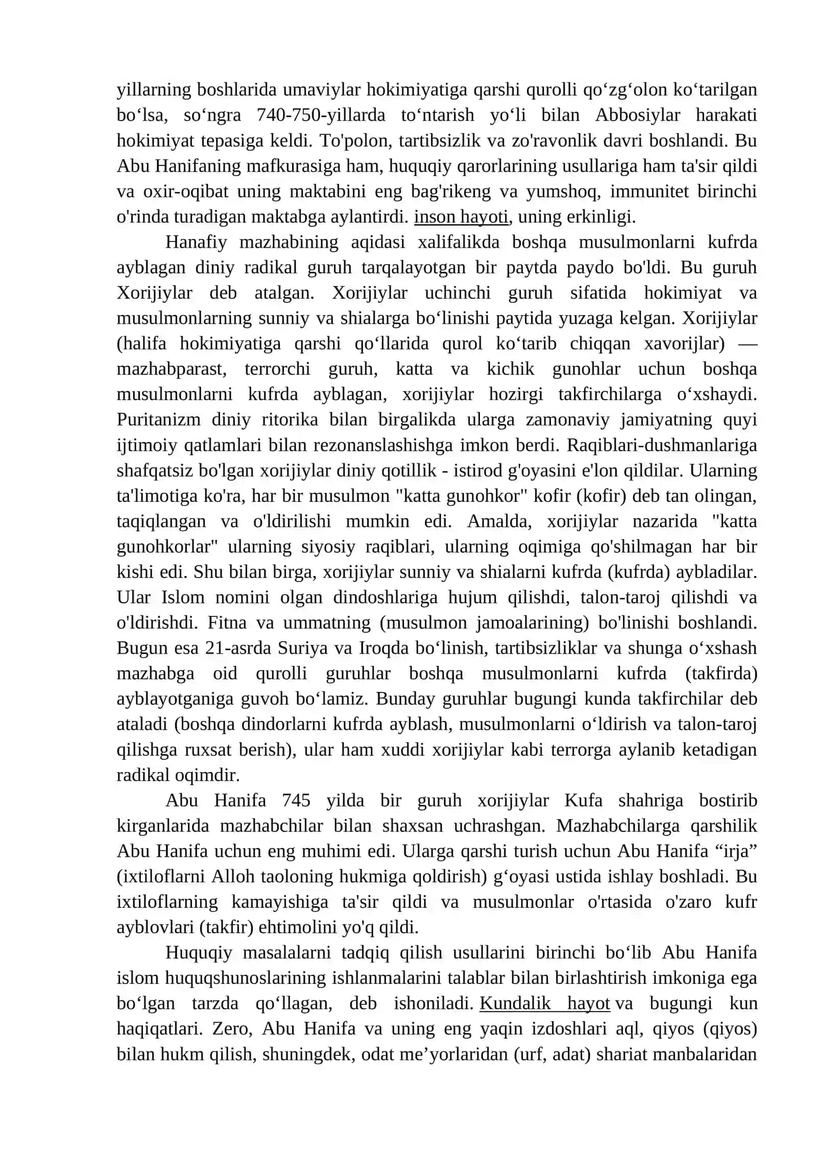 8-mavzu: MARKAZIY OSIYO TARIXIDA HANAFIYA MAZHABINING O`RNI 3