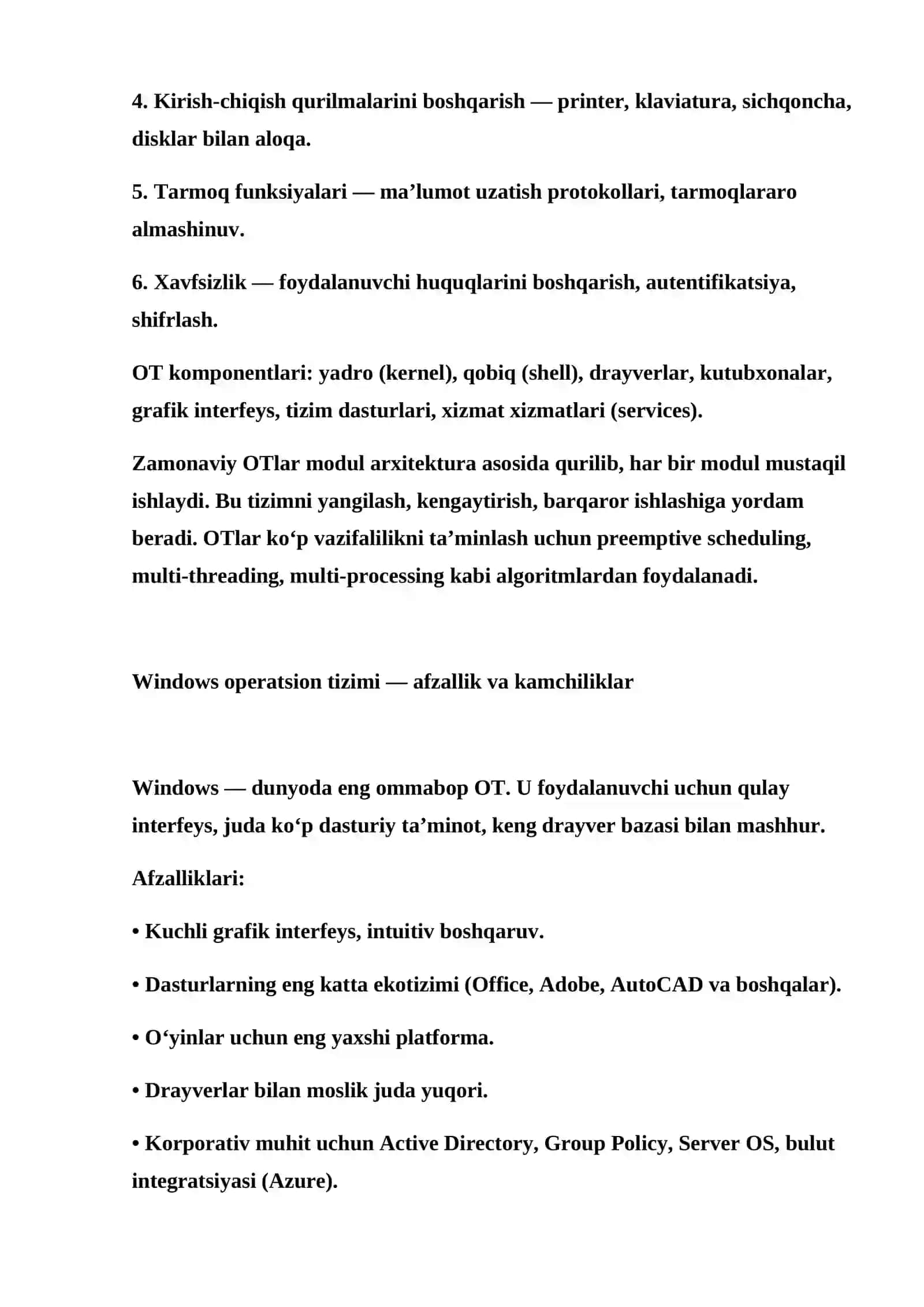 Operatsion tizim tushunchasi va uning evolyutsiyasi 3