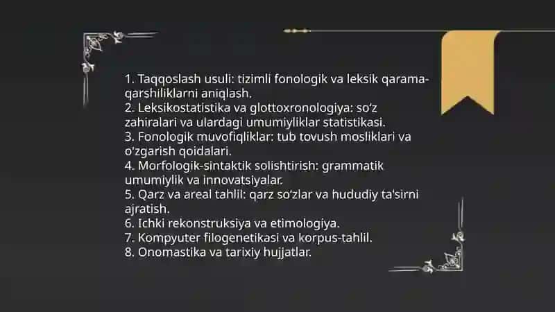 Tillarning tarixiy alaqadorligi 3