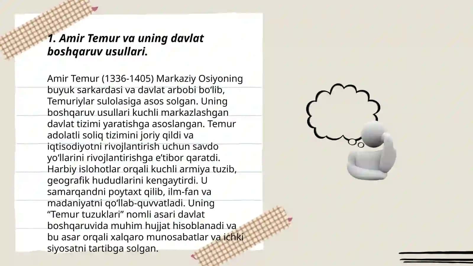 Amir Temur va Temuriylar davri renessansi 3