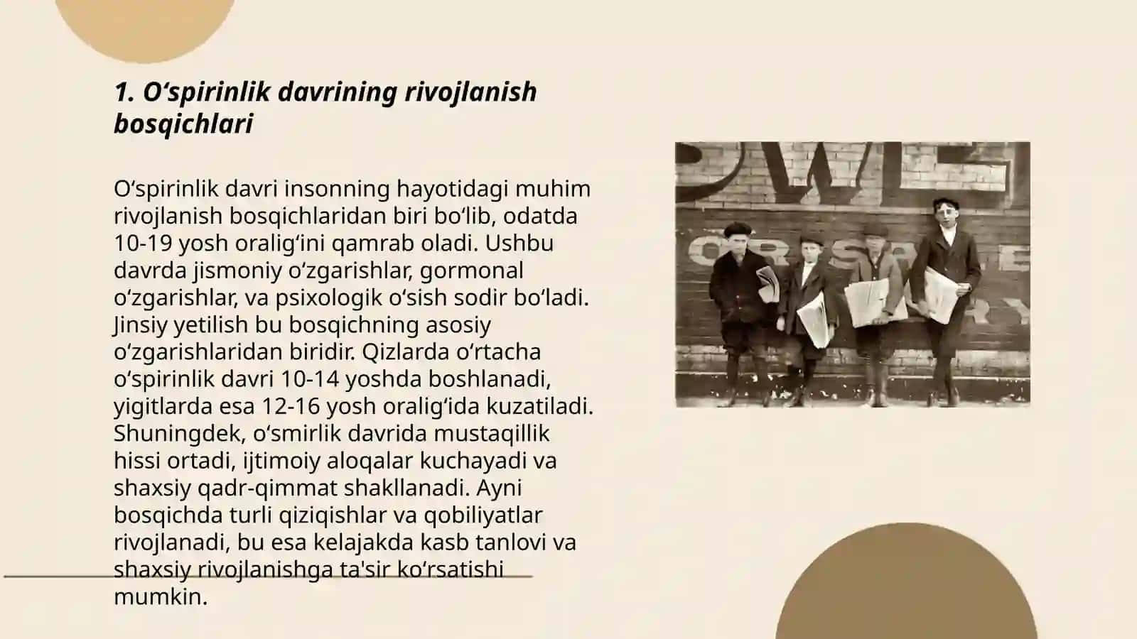 Oʻspirinlik davrining psixologik xususiyatlari 3