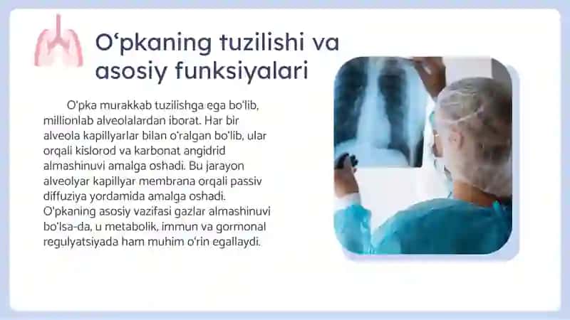 O'pkaning metabolik funksiyalari va ularning buzilishlari 3
