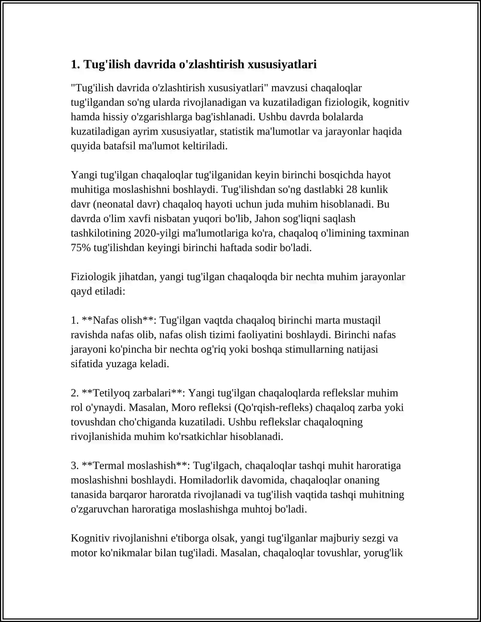 TURLI YOSH DAVRLARIDA O'ZLASHTIRISH XUSUSIYATLARI 3