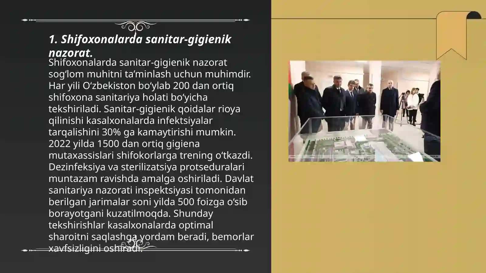 Shifoxonaning sanitar-gigenik ishlash tartibi 3