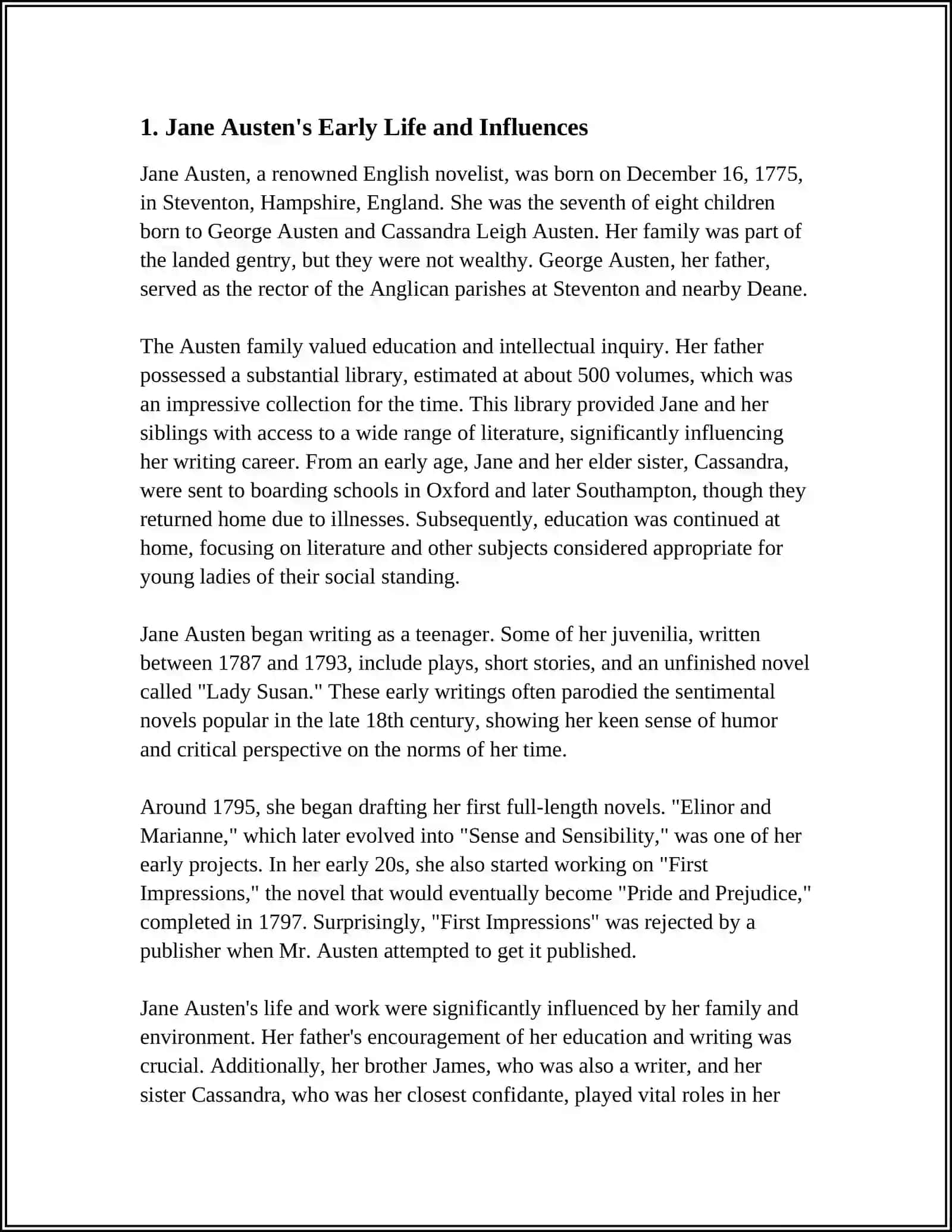 JANE AUSTEN PROJECT WORK 3
