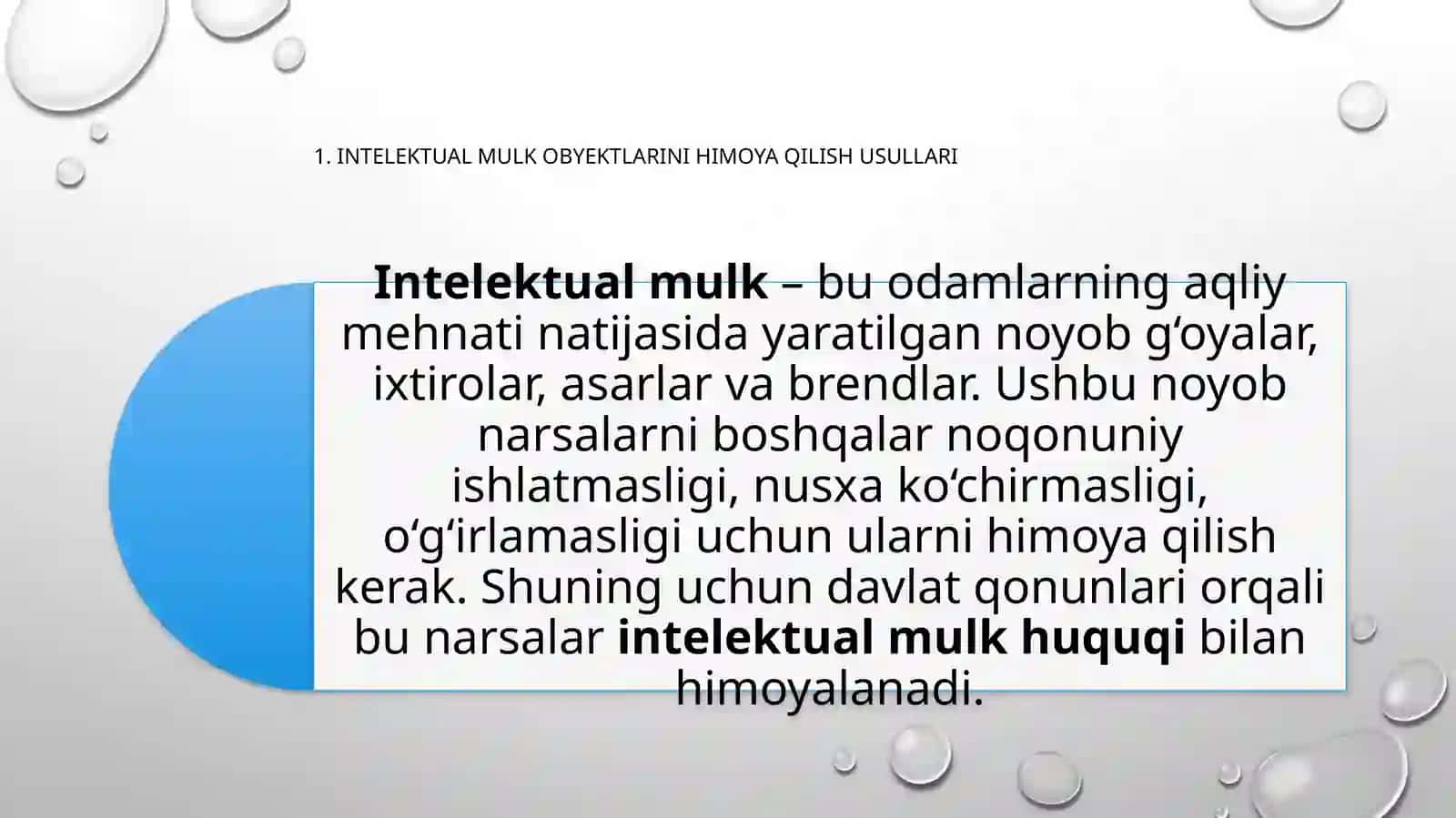 Intelektual mulk va uni himoya qilish usullari 3