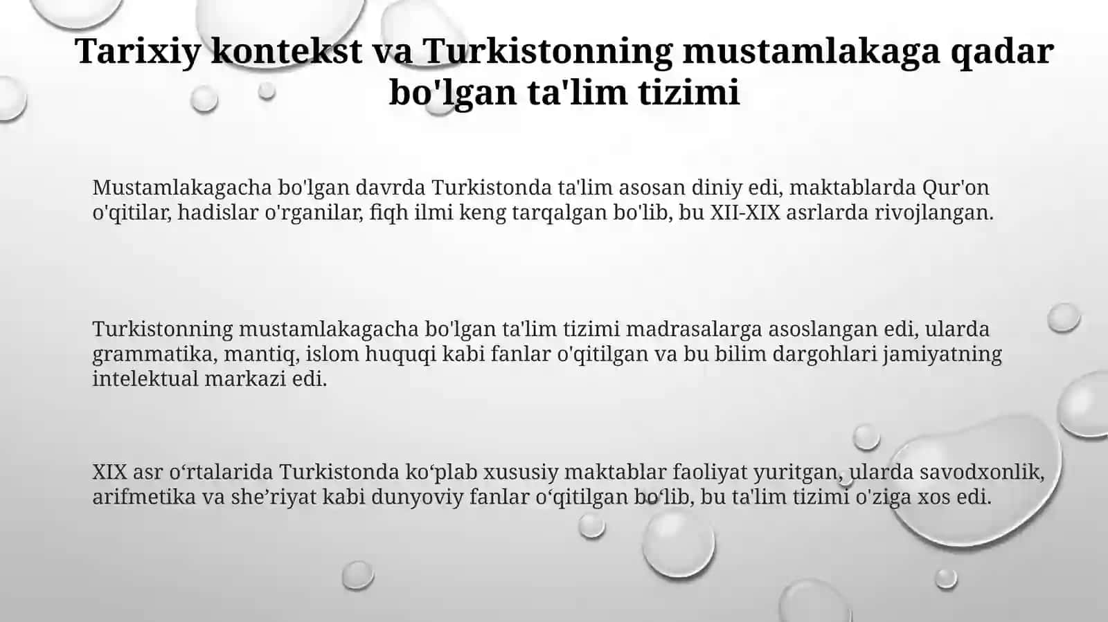 Turkistonda chor Rossiyasining ta’lim va madaniyat sohasidagi mustamlakachilik siyosati 3