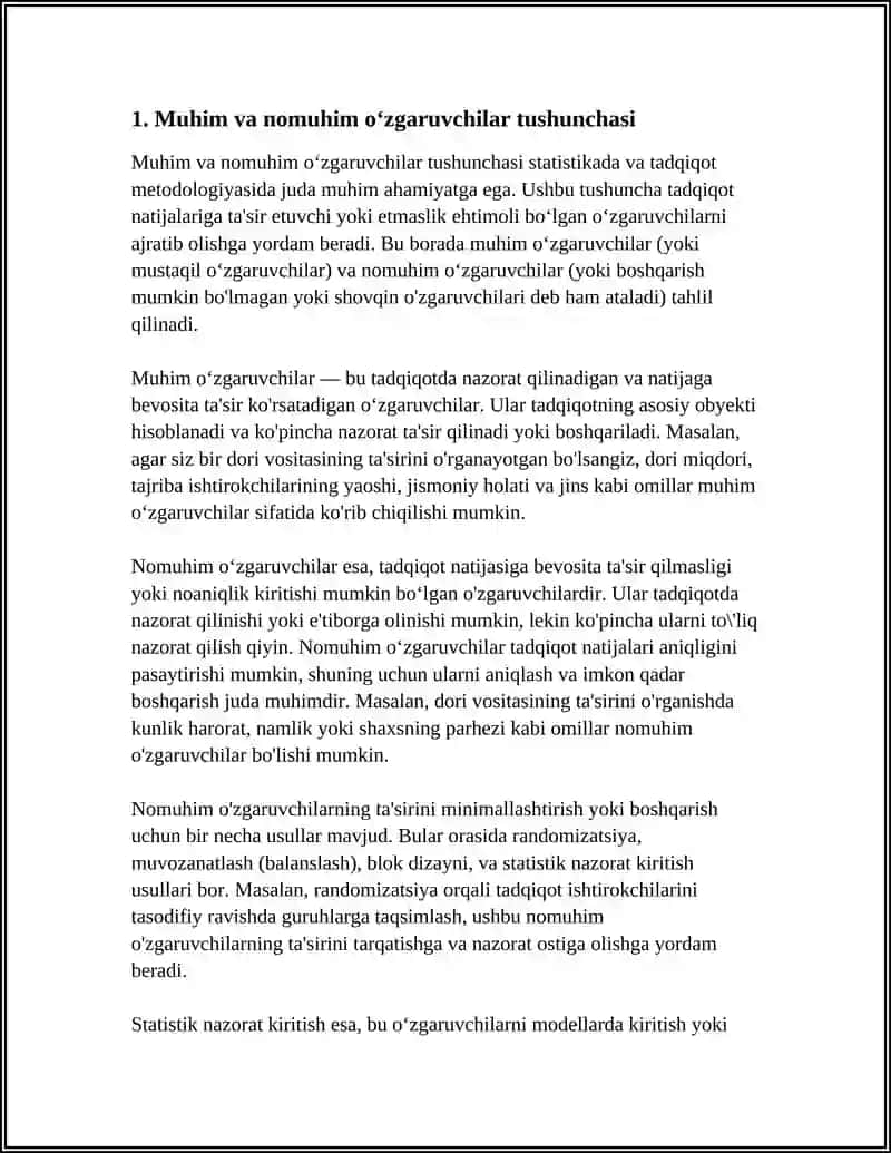 MUHIM VA NOMUHIM OʻZGARUVCHILAR ELEMENTAR BUL FUNKSIYALARI AQLLI TALABA BOT 3