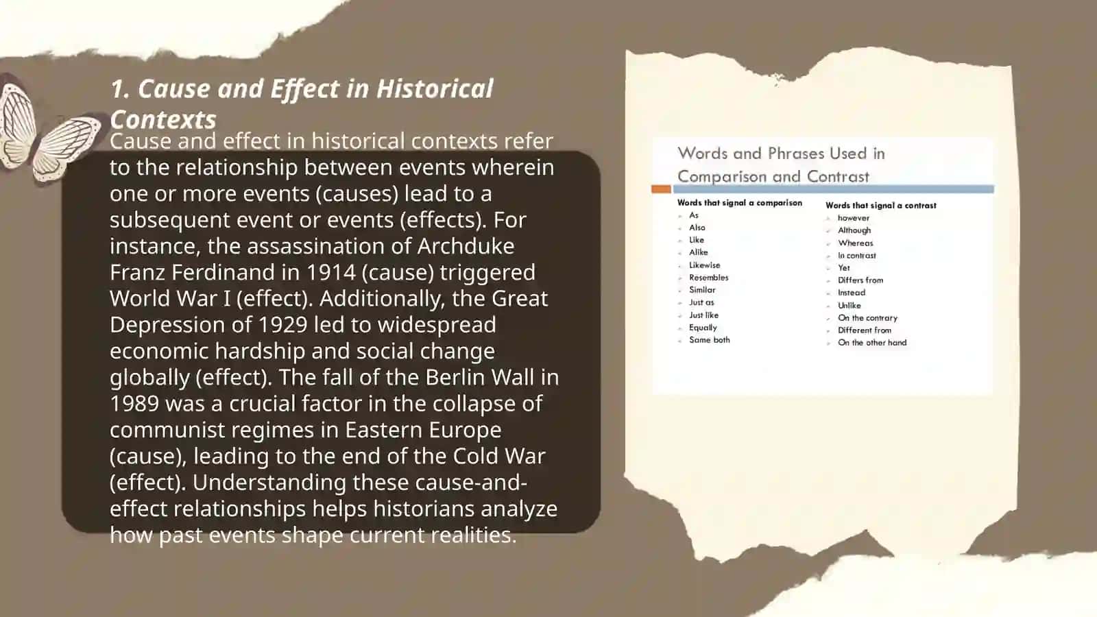 Cause and Effect in Historical Contexts 3