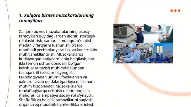 Xalqaro biznes muzokaralarining strategiyalari 3