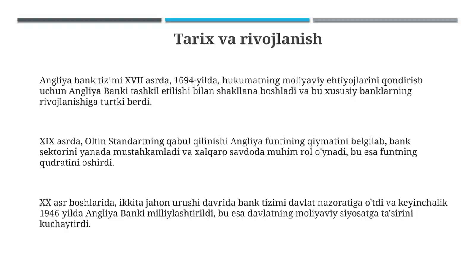 Angliyabanktizimivapulsiyosati 3
