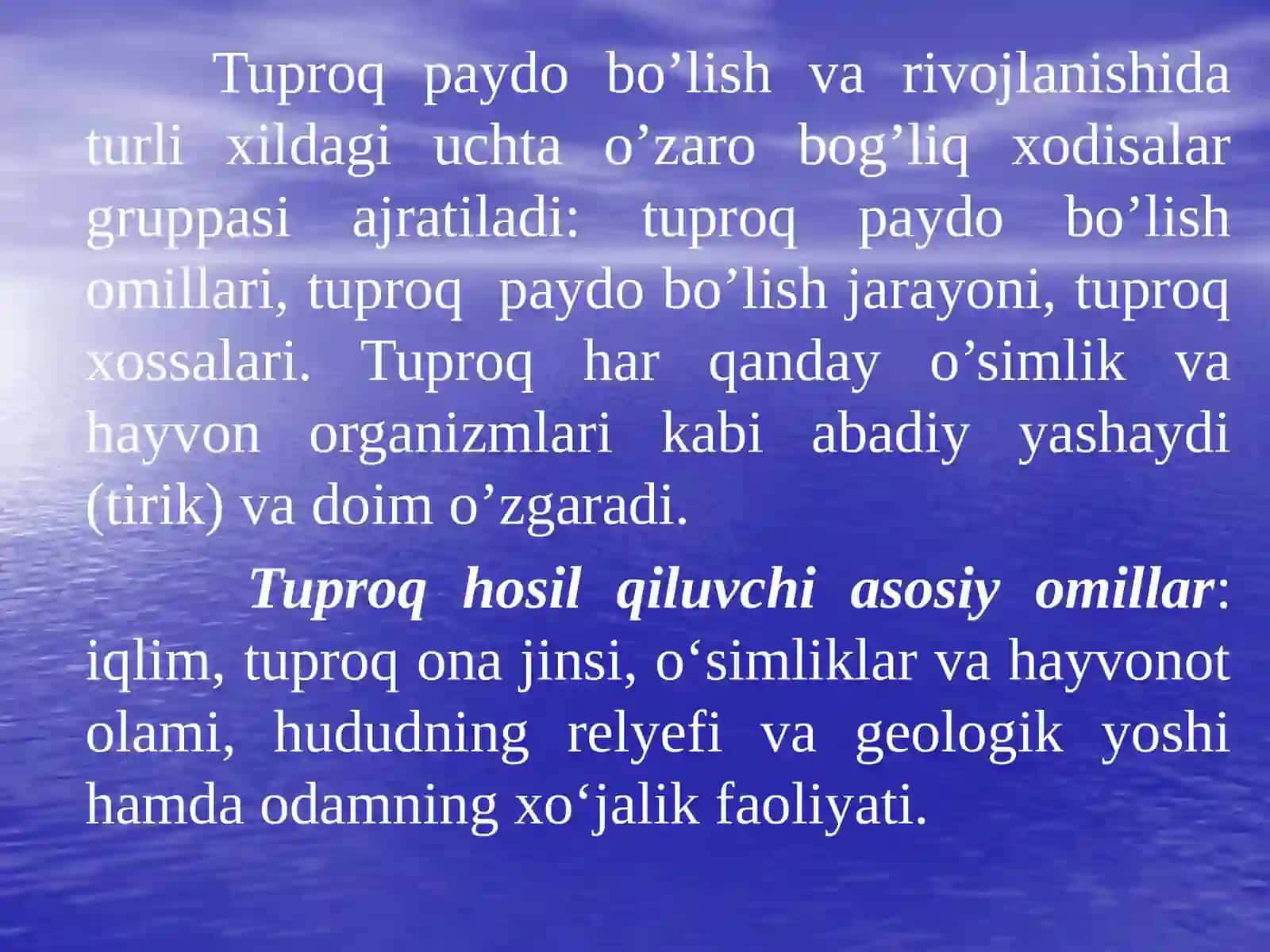 Tuproq haqida umumiy tushuncha 3