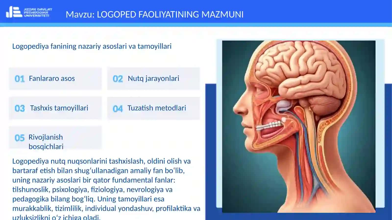 LOGOPEDIYA FANINING NAZARIY ASOSLARI VA TAMOYILLARI 3