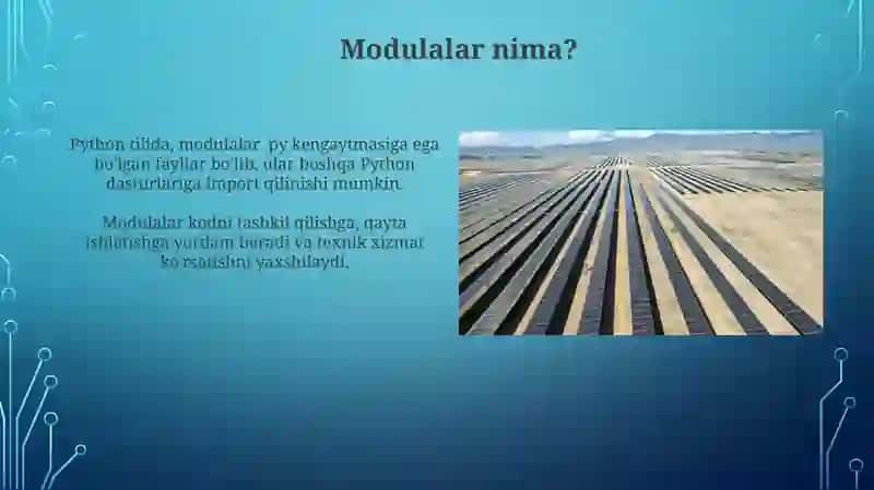 Pythonda modullar 3