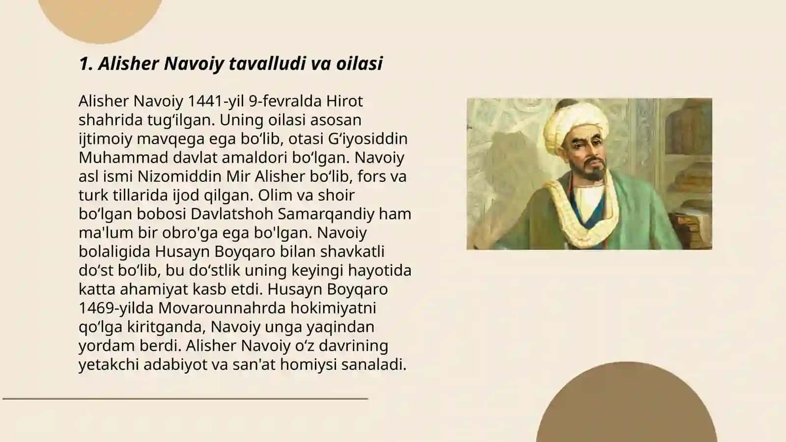 Alisher Navoiy hayoti va ijodi 3
