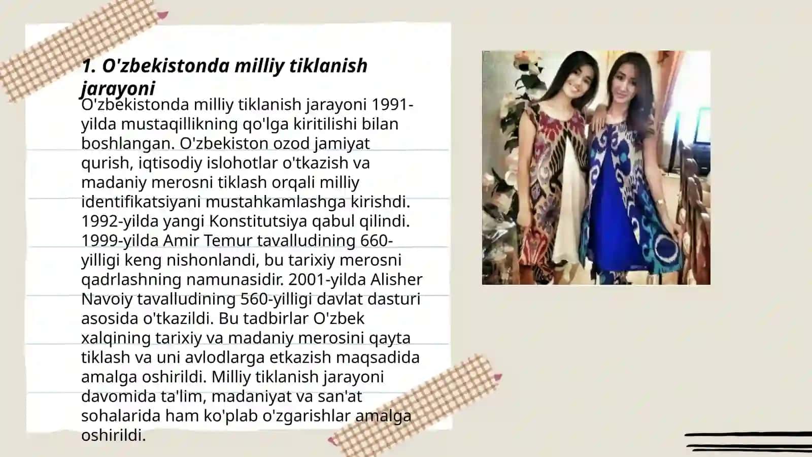 Yangilanayotgan O'zbekistonda Milliy tiklanishdan - Milliy yuksalish sari 3