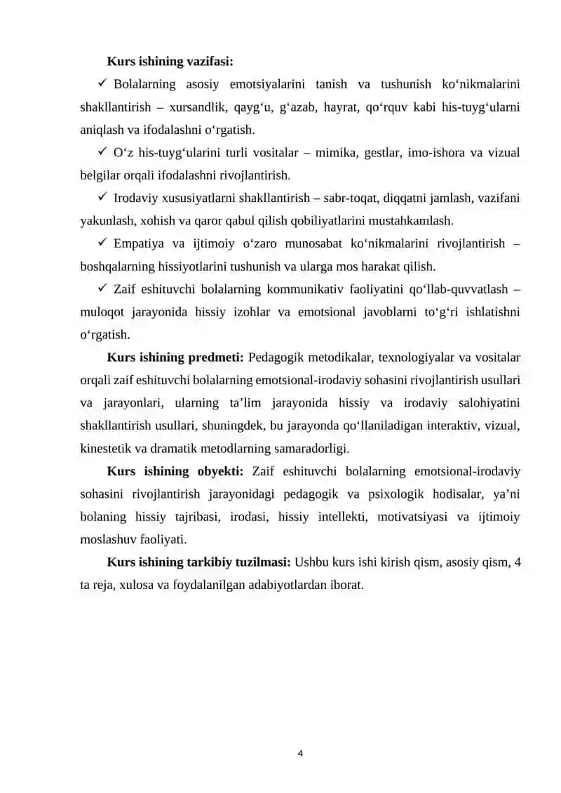 Zaif eshituvchi bolalarga ta’lim berishda emotsional-irodaviy sohasini rivojlantirish metodikasi 3