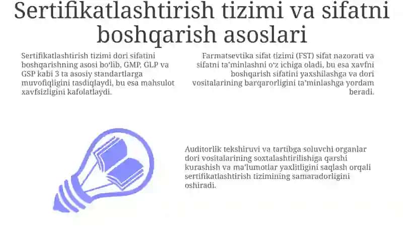 Farmatsevtika sifat tizimi (FST) 3