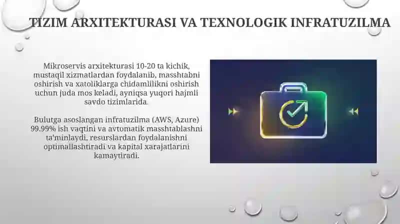 Tizim arxitekturasi va ma'lumotlar xavfsizligi 3