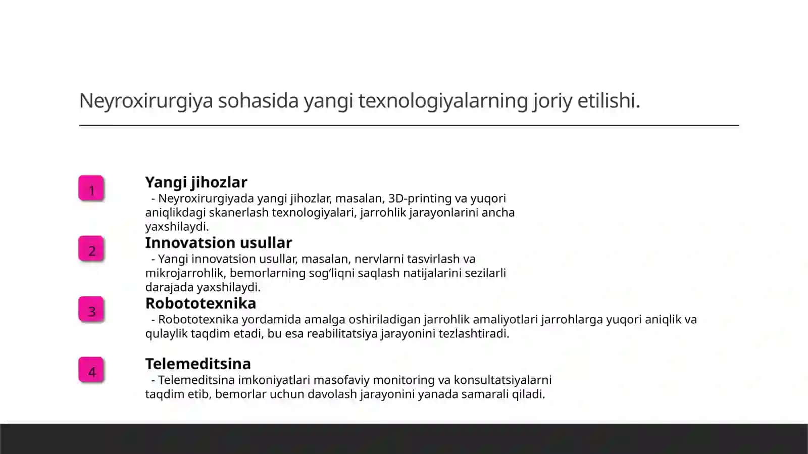 Neyoxirurgiyada qoʻlga kiritilgan yutuqlar 3