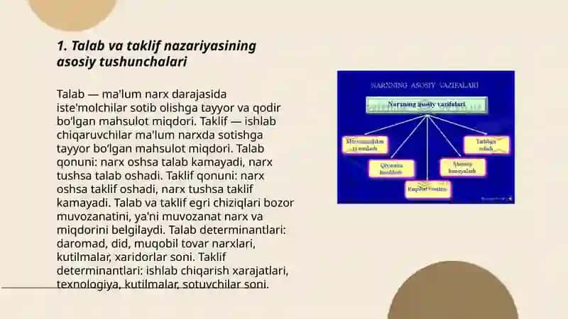Talab va taklif nazariyasi 3