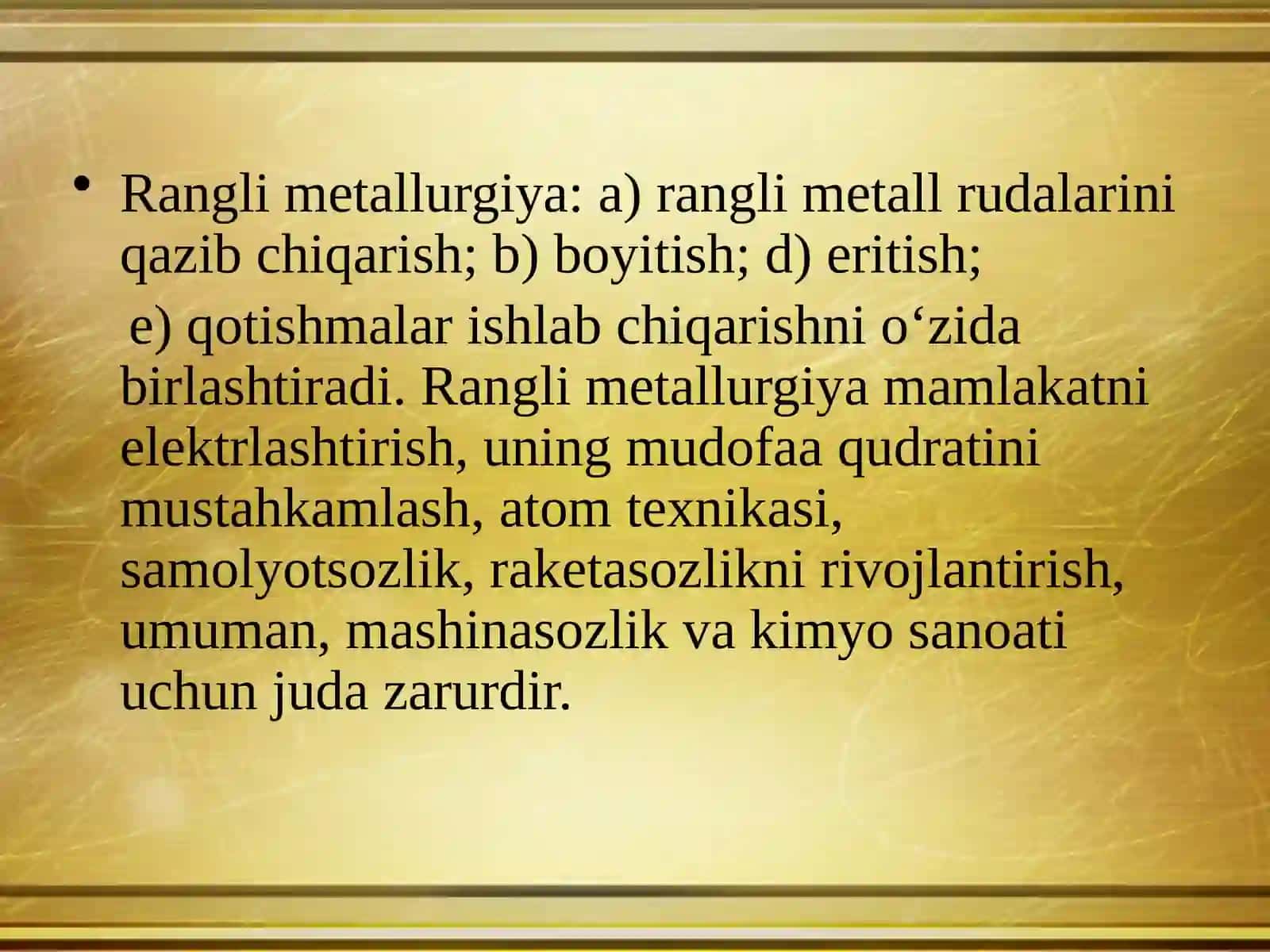 Ranglimetallurgiya 3