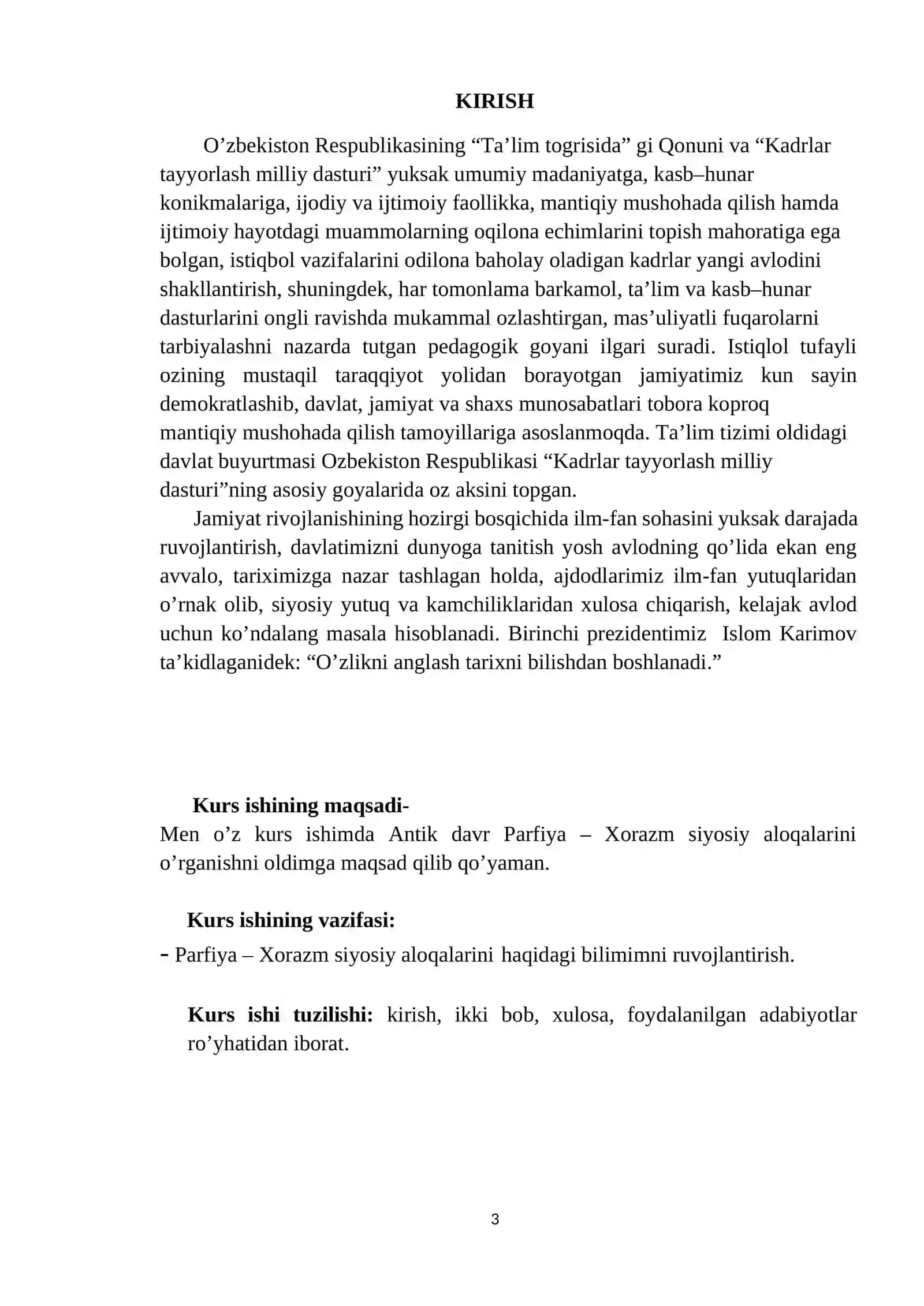 Antik davr Parfiya – Xorazm siyosiy aloqalari 3