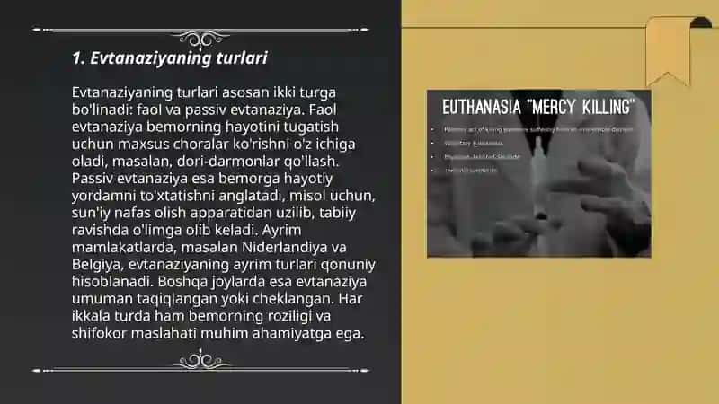Evatanaziya muammolari 3