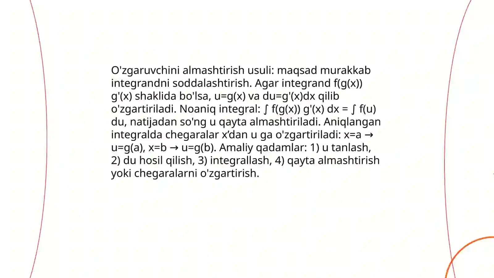 Integrallash usullari (matematika fanidan) 3