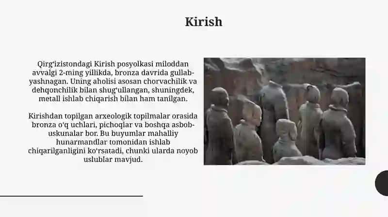 Oʻrta Osiyo bronza davri manzilgohlari 3
