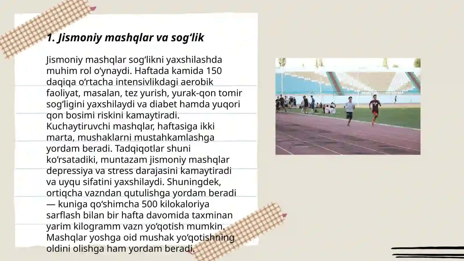 Jismoniy mashqlar va sog‘lik 3