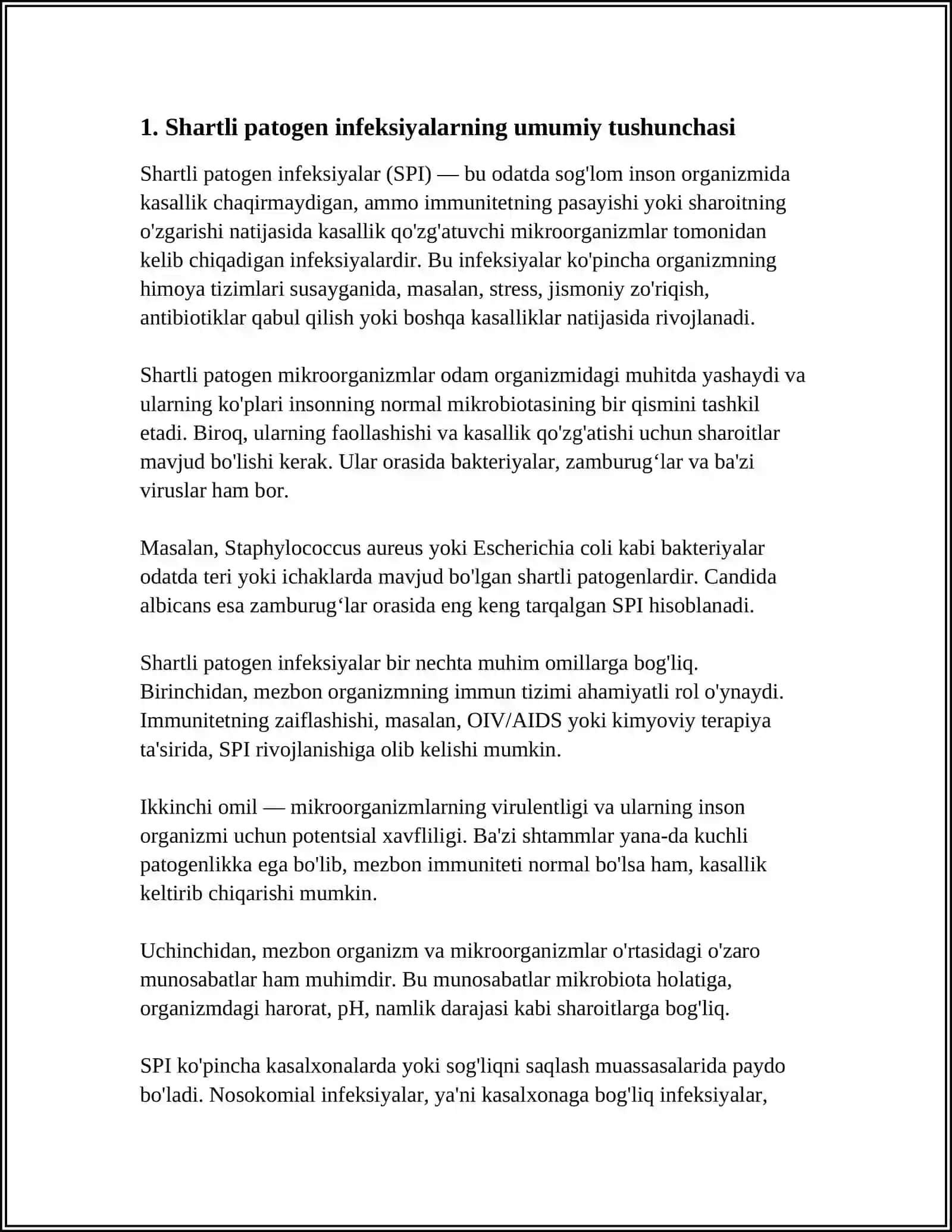 SHARTLI PATOGEN INFEKSIYALAR 3
