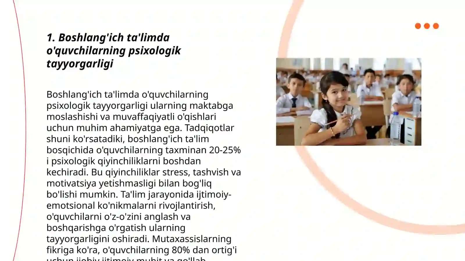 Boshlang'ich ta'limda o'quvchilarning psixologik tayyorgarligi 3