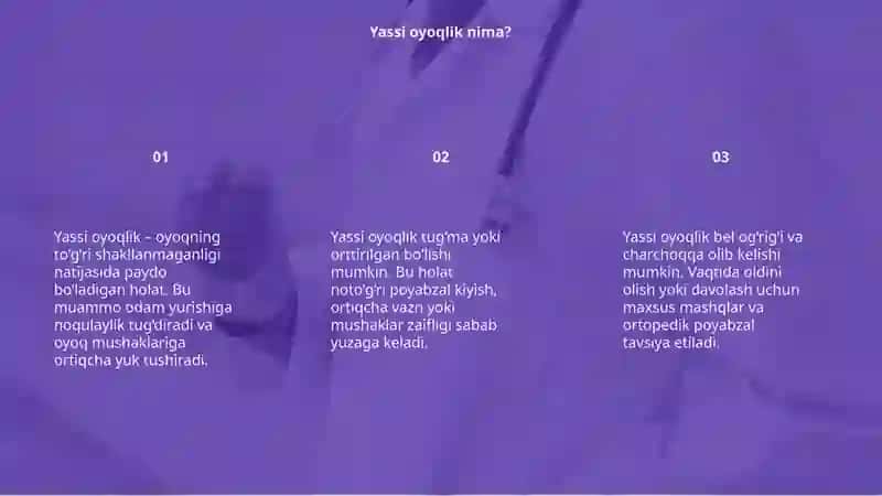 Yassi oyoqlik 3