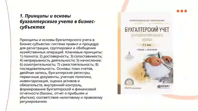 Бухгалтерский учет в бизнес-субъектах 3
