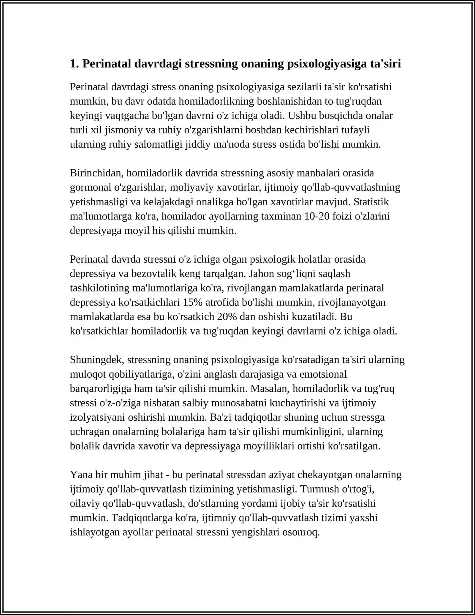 PERINATAL PSIXOLOGIYANING ASOSIY MUAMMOLARI BOLALIK DAVRIDA PSIXIK DEPRIVATSIYASI 3