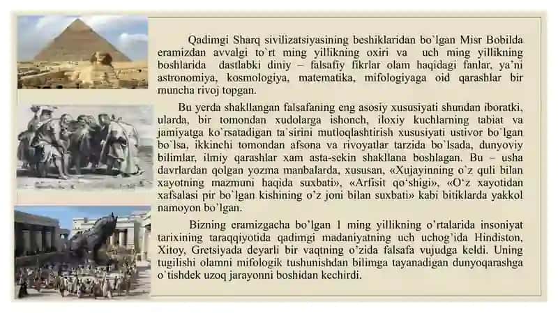 Falsafiy tafakkur taraqqiyoti bosqichlari 3