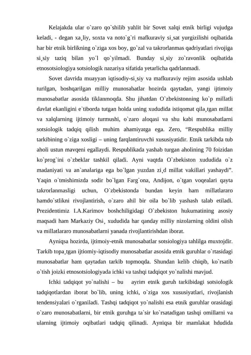 Millatlar va etnik guruhlarning sotsial-etnik tarkibi 3