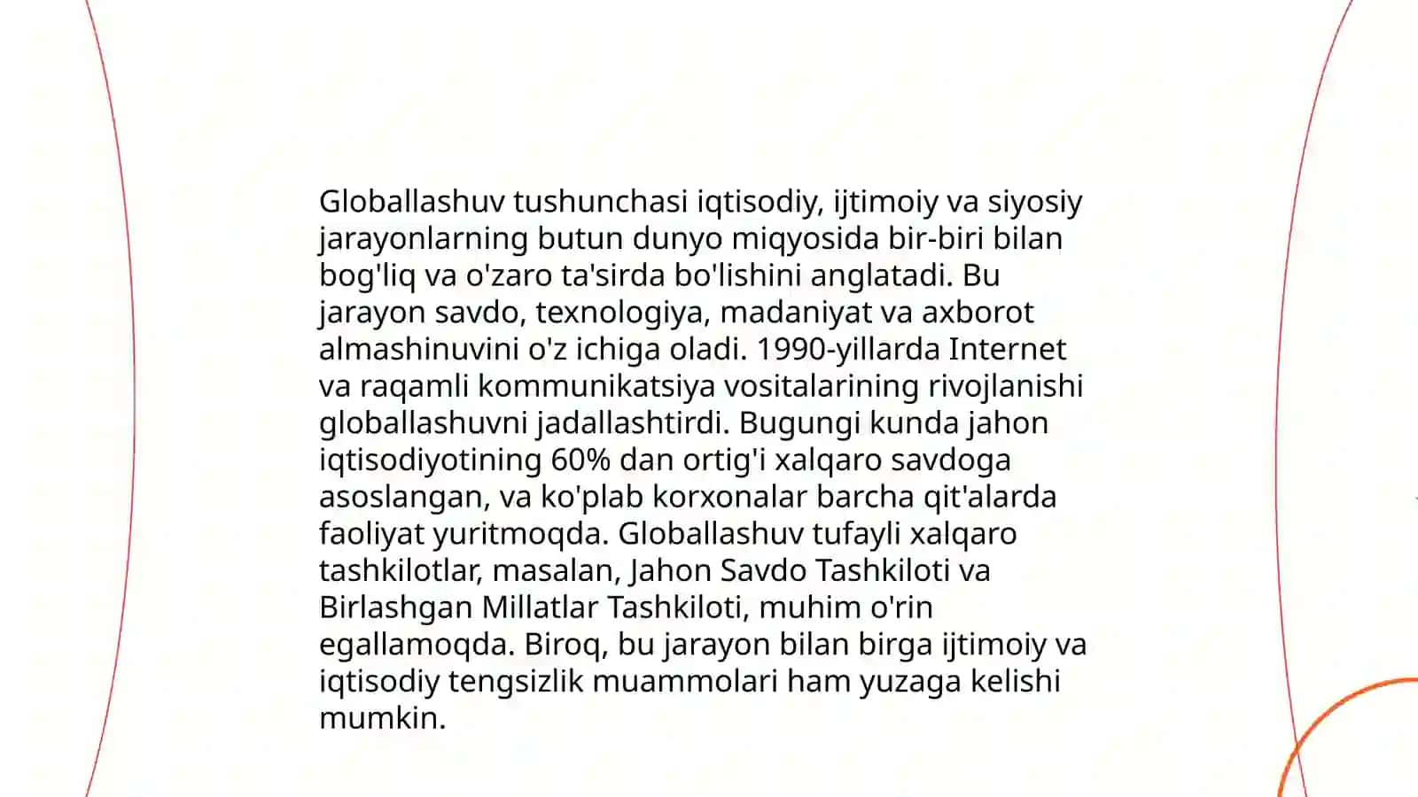 Globallashuv, globalistika va barqaror taraqqiyot jarayonlarining mohiyati 3