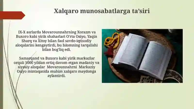 Islom dini tarqalishining ijtimoiy madaniy hayotga ta'siri 3