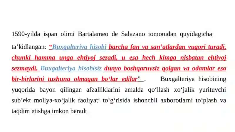 Buxgalteriya hisobining mohiyati  va ahamiyati 3
