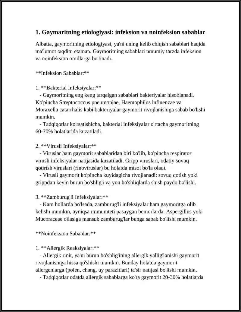 GAYMARITNING SABABLARI ASOSIY BELGILARI VA DAVOLASH TAMOYILLARI 3