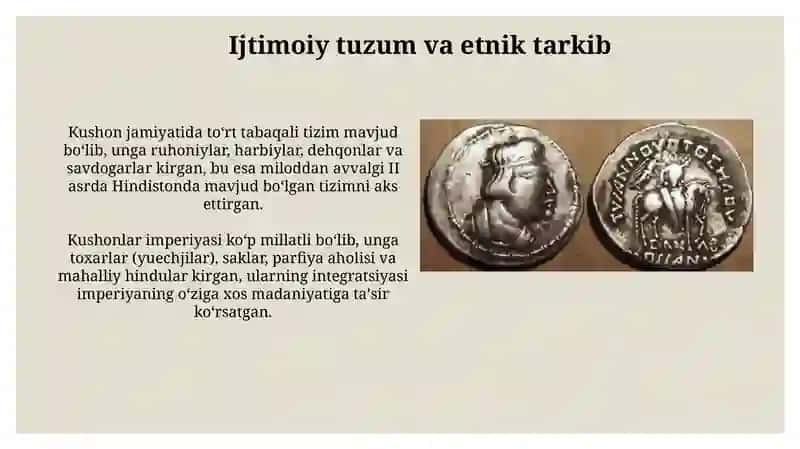 Kushan davlatining ijtiomiy siyosiy hayoti 3